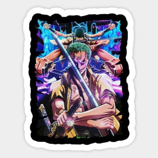 ZORO SAMURAI ANIME Sticker